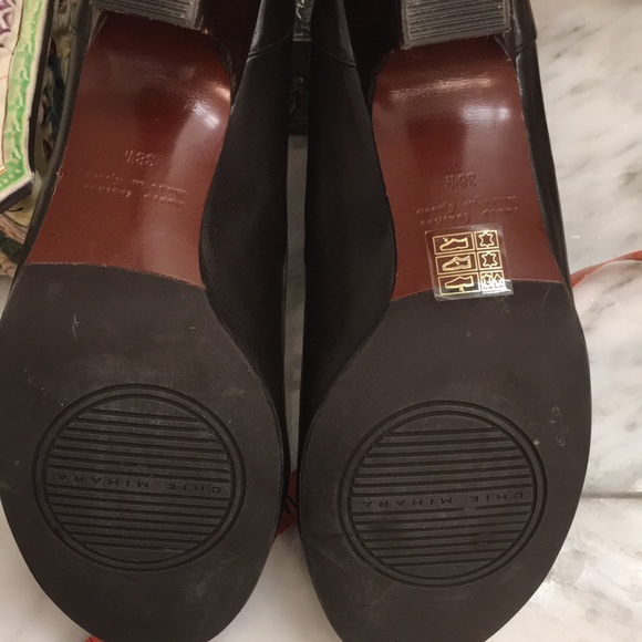Chie Mihara Mary Jane heels , brown like new 38.5 - Picture 7 of 16